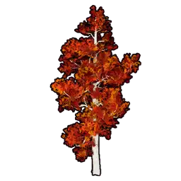 Faux Crimson Foliage Set