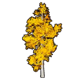 Faux Golden Foliage Set