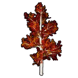 Faux Crimson Foliage B