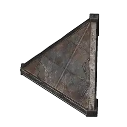 Metal Slanted Triangular Roof