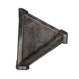 Metal Slanted Corner Roof (Inverted)