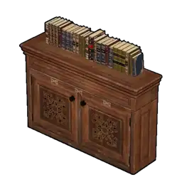 Antique Storage Cabinet Set