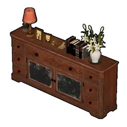 Antique Long Cabinet