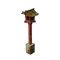 Red Wooden Lantern