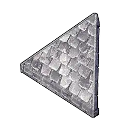 Stone Slanted Triangular Roof