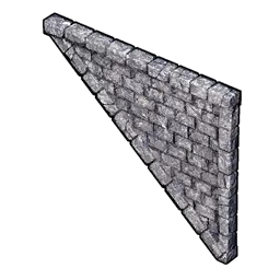 Stone Triangular Wall (Inverted)