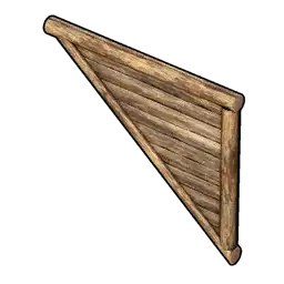 Wooden Triangular Wall (Inverted)