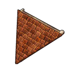Wooden Slanted Corner Roof (Inverted)